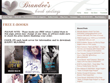 Tablet Screenshot of brandeesbookendings.com